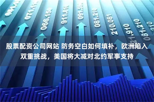 股票配资公司网站 防务空白如何填补，欧洲陷入双重挑战，美国将大减对北约军事支持